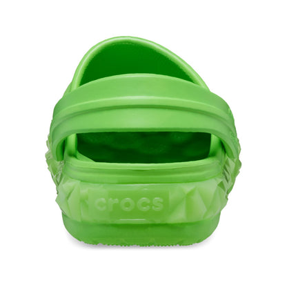 Crocband Geometric Glow Band Clog Kids
