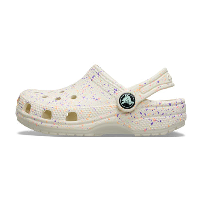 Classic Glow Paint Splatter Clog Niños Grandes