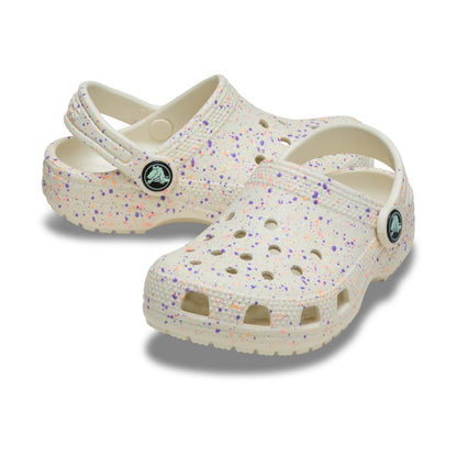 Classic Glow Paint Splatter Clog Niños Grandes