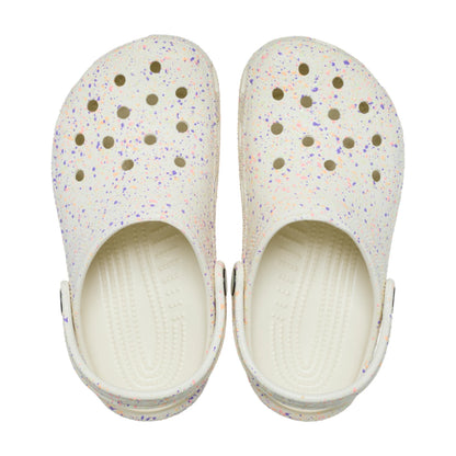 Classic Glow Paint Splatter Clog Niños Grandes