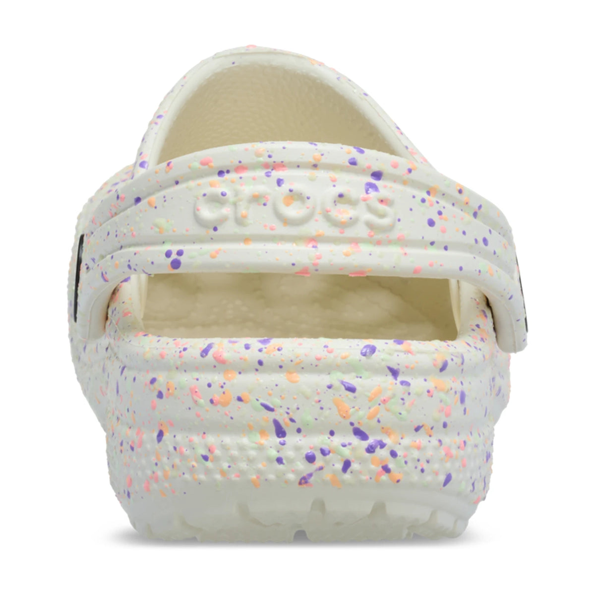 Classic Glow Paint Splatter Clog Niños Grandes