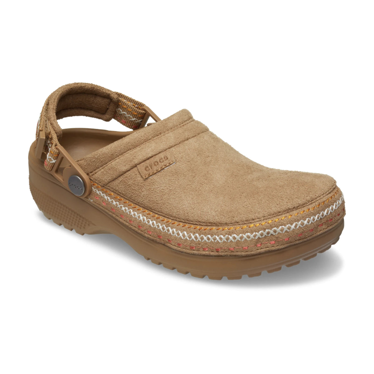 Crafted Vegan Suede Stitch Clog
