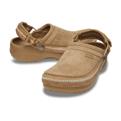 Crafted Vegan Suede Stitch Clog