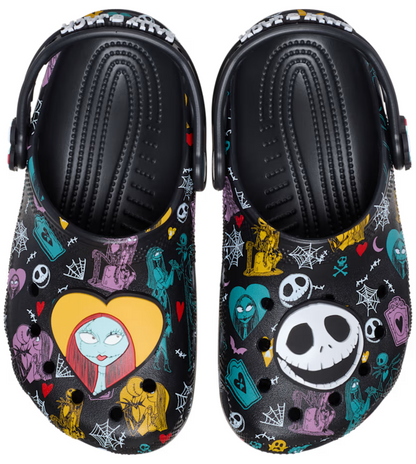 Nightmare Before Christmas Jack and Sally Classic Clog Niños Grandes